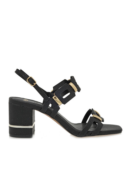 Exe Exe Damen Sandalen Schwarz