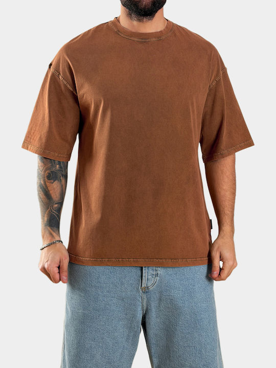 3Guys T-shirt Κανελί