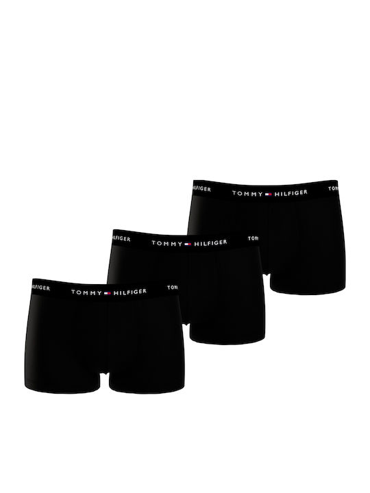 Tommy Hilfiger Μποξεράκια 3Pack Μαυρο Tommy Hilfiger Μποξεράκια 3Pack Μαυρο
