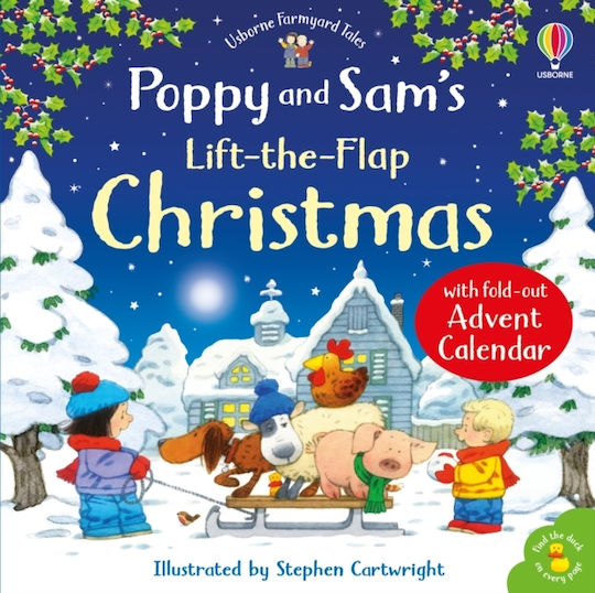 Poppy And Sam's Lift-the-flap Christmas With Advent Calendar - Usborne Publishing Ltd - Hardback
