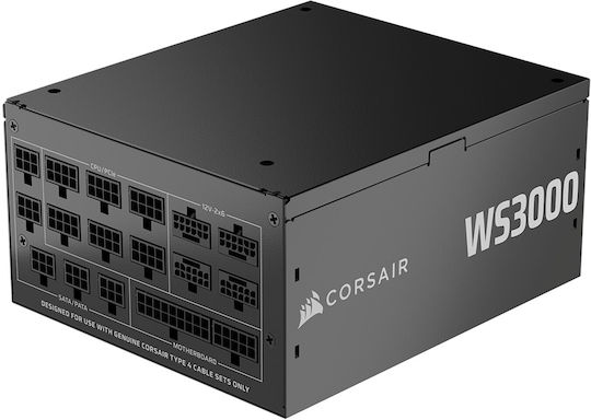 Corsair WS3000 3000W Black Power Supply Full Modular 80 Plus Platinum