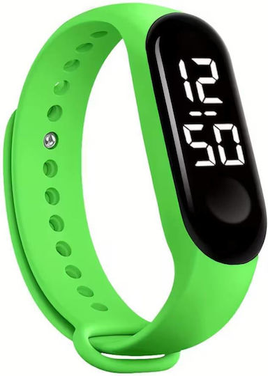 Smartwatch Led Λουράκι Σιλικόνης Λαχανί