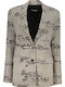 Women's Cardigan with Buttons Grey