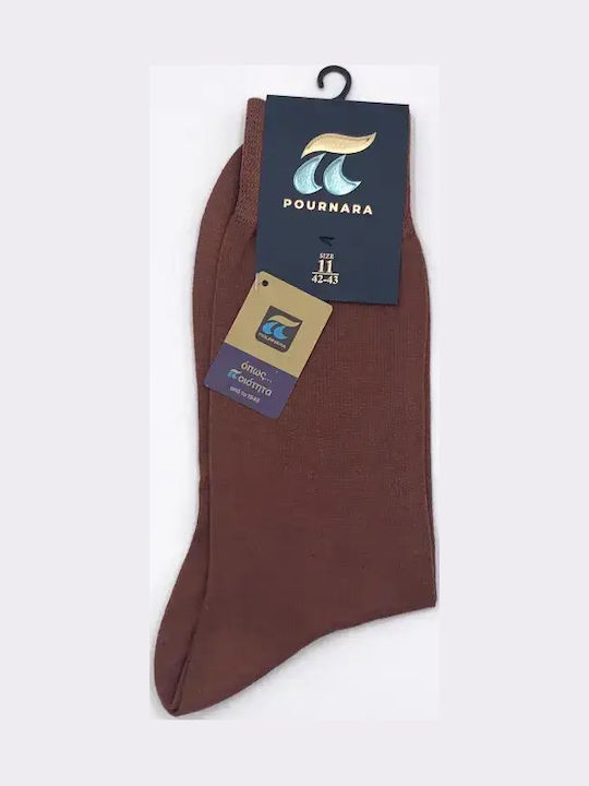 Pournara Мъжки Чорапи Табак