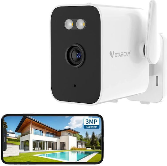 Vstarcam CS5 IP Κάμερα Παρακολούθησης Wi-Fi Full HD 1080p με Αμφίδρομη Επικοινωνία και Φακό 4mm