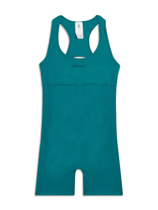 Women's Green One-piece Shorts