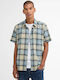 Short Sleeve Shirt in Regular Fit Checked Highland Loch Tartan