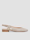 Γυναικείες Μπαλαρίνες Slingback σε Χρυσό Χρώμα