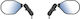 Ram Mounts Ram Tough-Spiegel Kit M10-1.25 Basen Mittlerer Arm Mehrfarbig