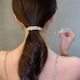 Hair Accessories Clip Barrette Silver Crystal Ponytail Eleora