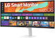 LG 34U601SA-W Ultrawide VA HDR Curved Smart Monitor 34" QHD 3440x1440 με Χρόνο Απόκρισης 5ms GTG