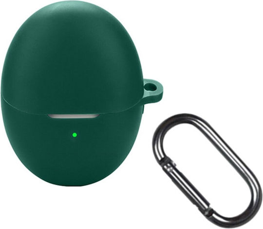 Калъф Силиконов С Кука В Зелен Цвят За Huawei FreeBuds 6