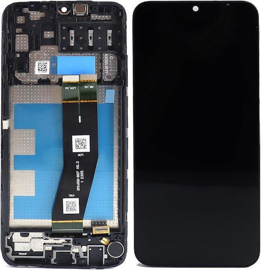 Samsung Screen with Touch Mechanism and Frame for Samsung A235f Galaxy A23 4g Black