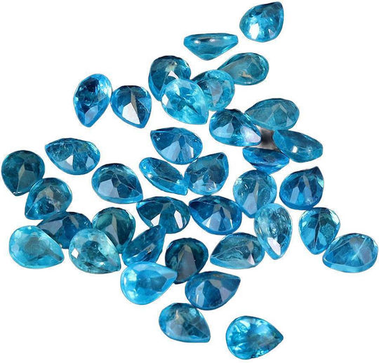 Apatite Paraiba Blue Natural Stones 4.1ct 33 Pieces