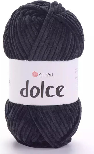 Νήμα Πλέξιμο Βελούδο Αφή Col 742 Μαύρο Βάρος 100gr Σύνθεση 100% Micro Polyester 1τεμ