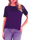 Women's T-shirt Indaco