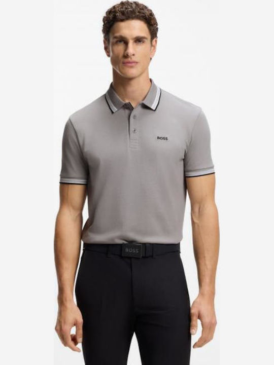 Boss Paddy Polo Μπλούζα Κοντομάνικη Γκρι