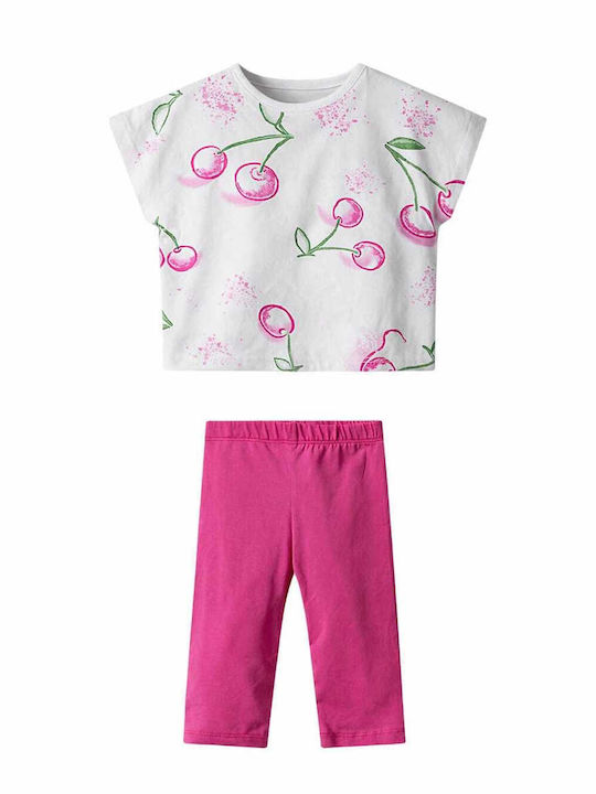 Nek Kids Wear Summer Set 2 Pieces Fuchsia