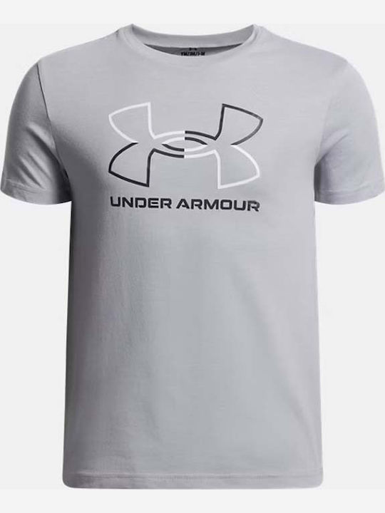 Under Armour Παιδικό T-shirt Γκρι
