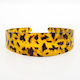 Φαρδιά Πλαστική Στέκα Μαλλιών Animal Print Leop...