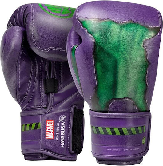 Hayabusa Hulk Mănuși de Box din Piele pentru Competiție Violet