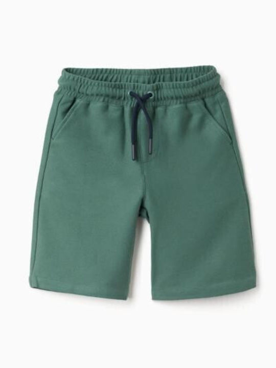 Kids Fabric Green Shorts/Bermuda