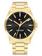 Tommy Hilfiger Bruce Men's Watch 43mm Battery with Gold Metal Bracelet
