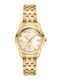 Vogue Womens Watch 32mm Battery with Gold Metal Bracelet