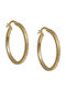 Gold Hoop Earrings 9K