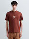 T-shirt Καφε