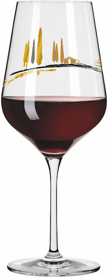 Ritzenhoff Herzkristall #11 Glass for White and Red Wine Made of Crystal in Gold Colour 570ml