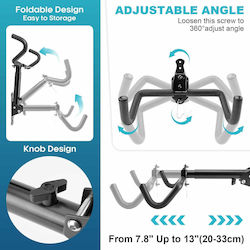Bicycle Wall Mount Rack Adjustable Holder Set 2 Pieces Bicycle Wall Mount Rack Adjustable Holder Set 2 Pieces