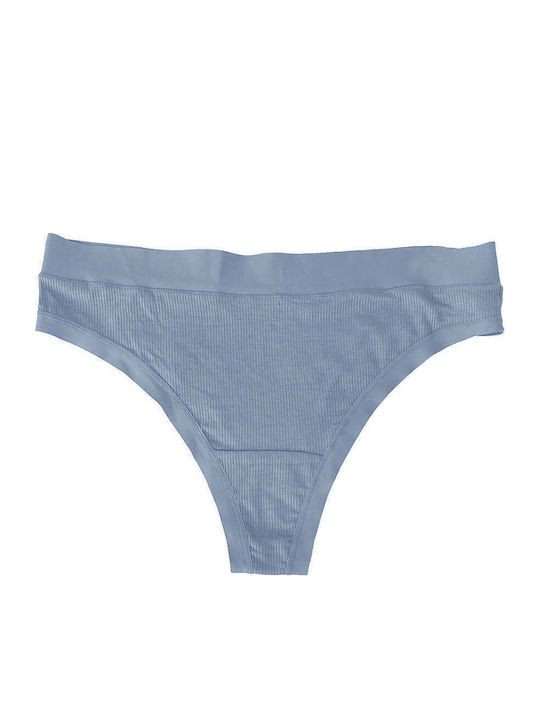 Damen-Slip Blau 8381 Blau L