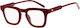 Cammello Women Reading Glasses +1.25 in Red Colour 7010-Dark-Red-Grey-125_32925