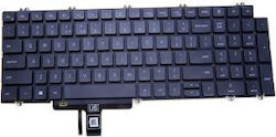 Dell Laptop-Tastatur Interne Englisch-International Mit Hintergrundbeleuchtung