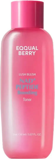 Eqqualberry Nad+Peptide Facial Toning Liquid With Niacinamide Panthenol And Hyaluronic Acid 150ml