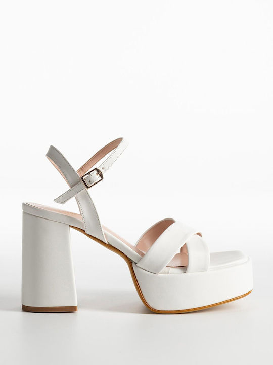 Bozikis Damen Sandalen Weiß K26-069-02430 D-Weiße