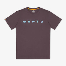 Manto Purple Short Sleeve T-shirt