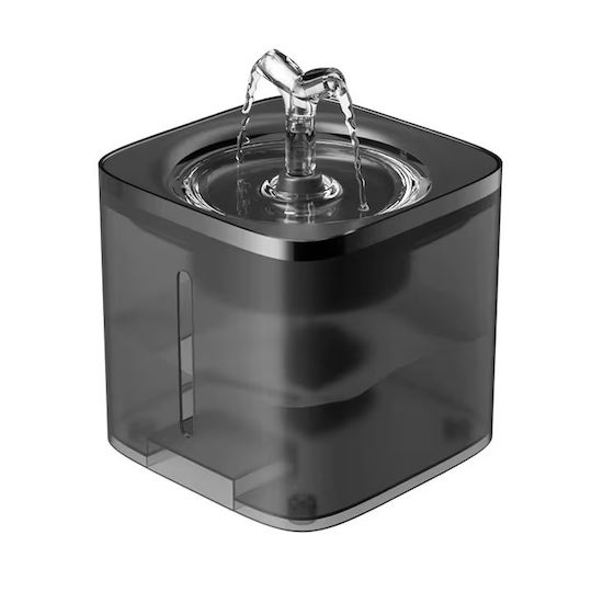 Adăpătoare Automată / Fântână pentru Câine și Pisică 2l în Culoare Neagră