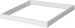 Kanlux Mounting Frame Led Panel Adtr-h 6060w Adapter 6060 White 600x600x65mm 29843