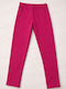 Pantaloni Pentru Copii Lung Fucsia Închis