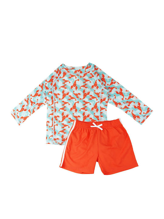Zoocchini Kids Swimwear Set Light Blue