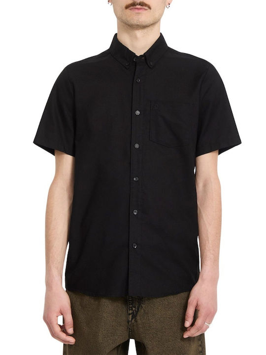 Volcom Κοντομάνικο Πουκάμισο New Black