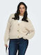Long Women's Knitted Cardigan in Gray Color