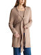 Women's Knitted Cardigan Beige