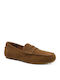 Suede Ανδρικά Loafers σε Καφέ Χρώμα