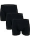 Herren Boxershorts Schwarz 3er Pack