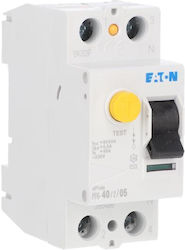 Eaton Unterschiedlicher Schalter 2p 40a 0,5a Ty...