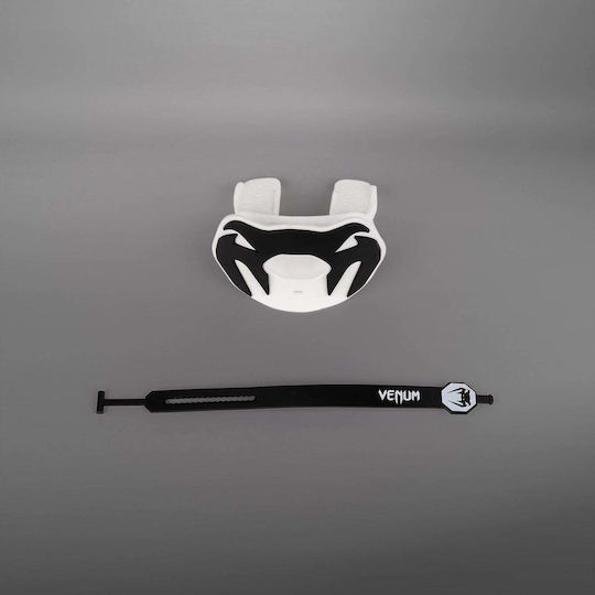 Μασέλα Venum Elite Lipguard Logo Edition White Black