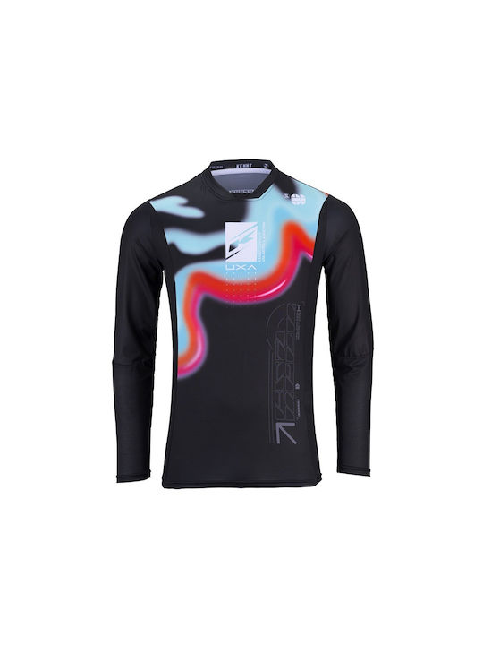 Kenny Men's Long Sleeves Cycling Jersey Mountain Bike Black
